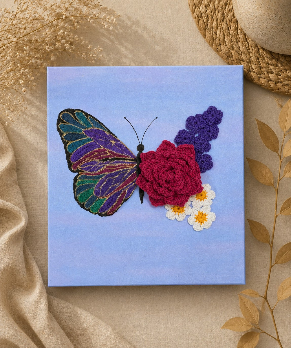 Butterfly Mixed Media Art