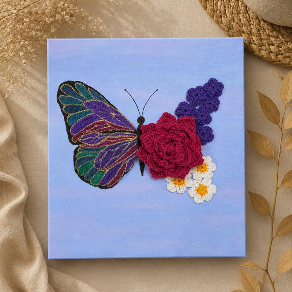 Butterfly Mixed Media Art