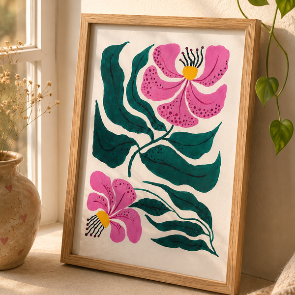 Blooming Grace Botanical Wall Art