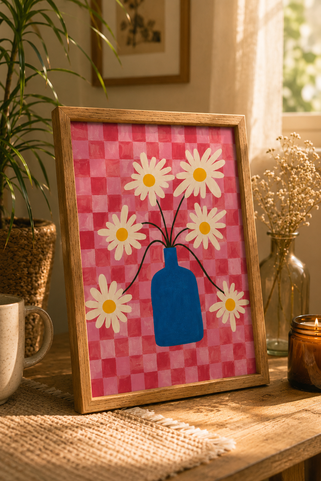 Daisy Daydream Hand-Painted Wall Art