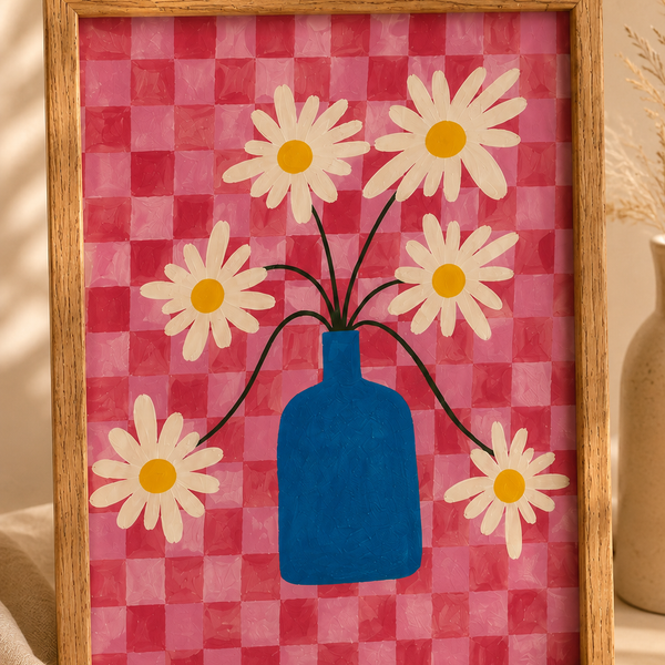 Daisy Daydream Hand-Painted Wall Art
