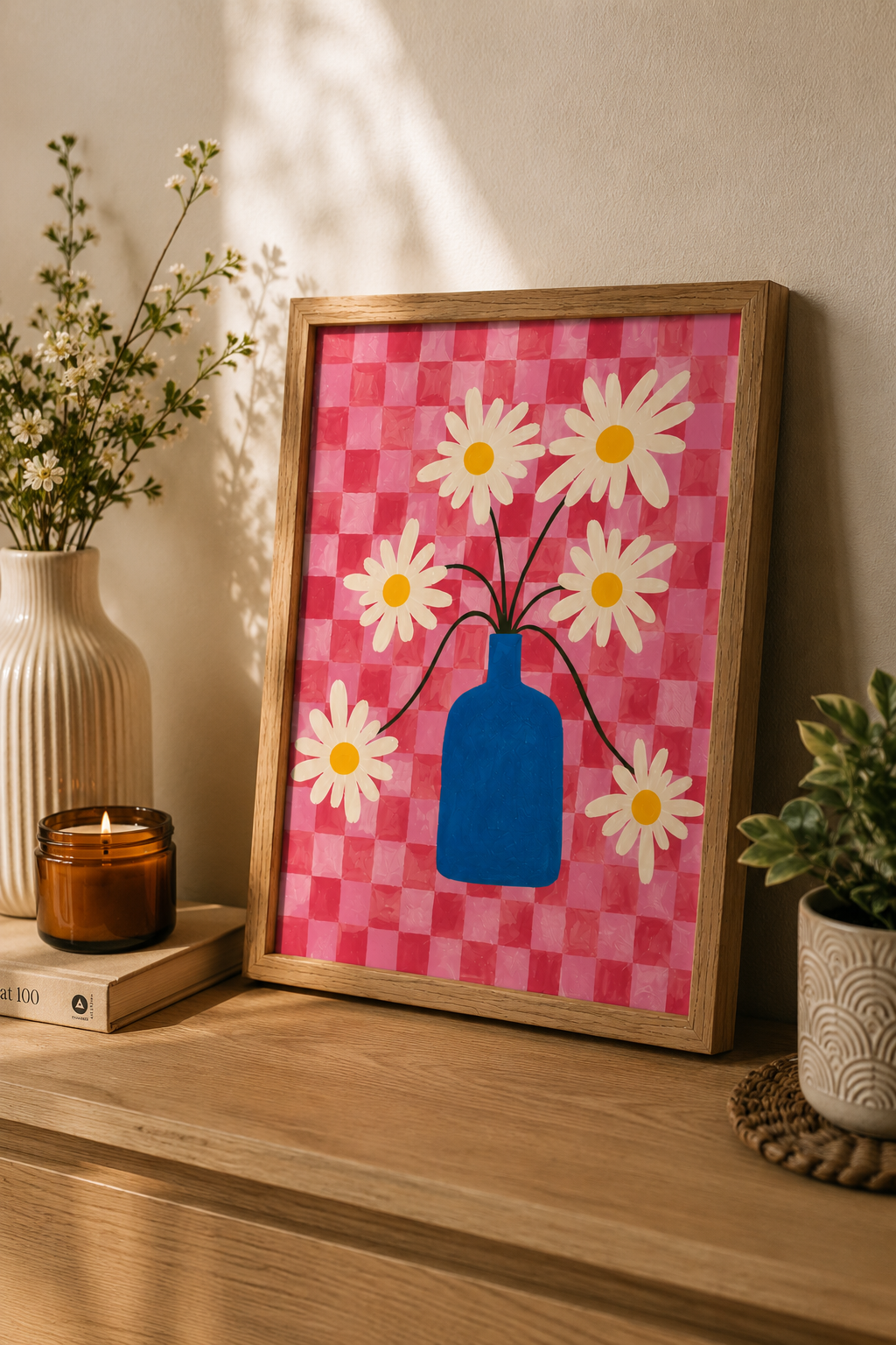 Daisy Daydream Hand-Painted Wall Art