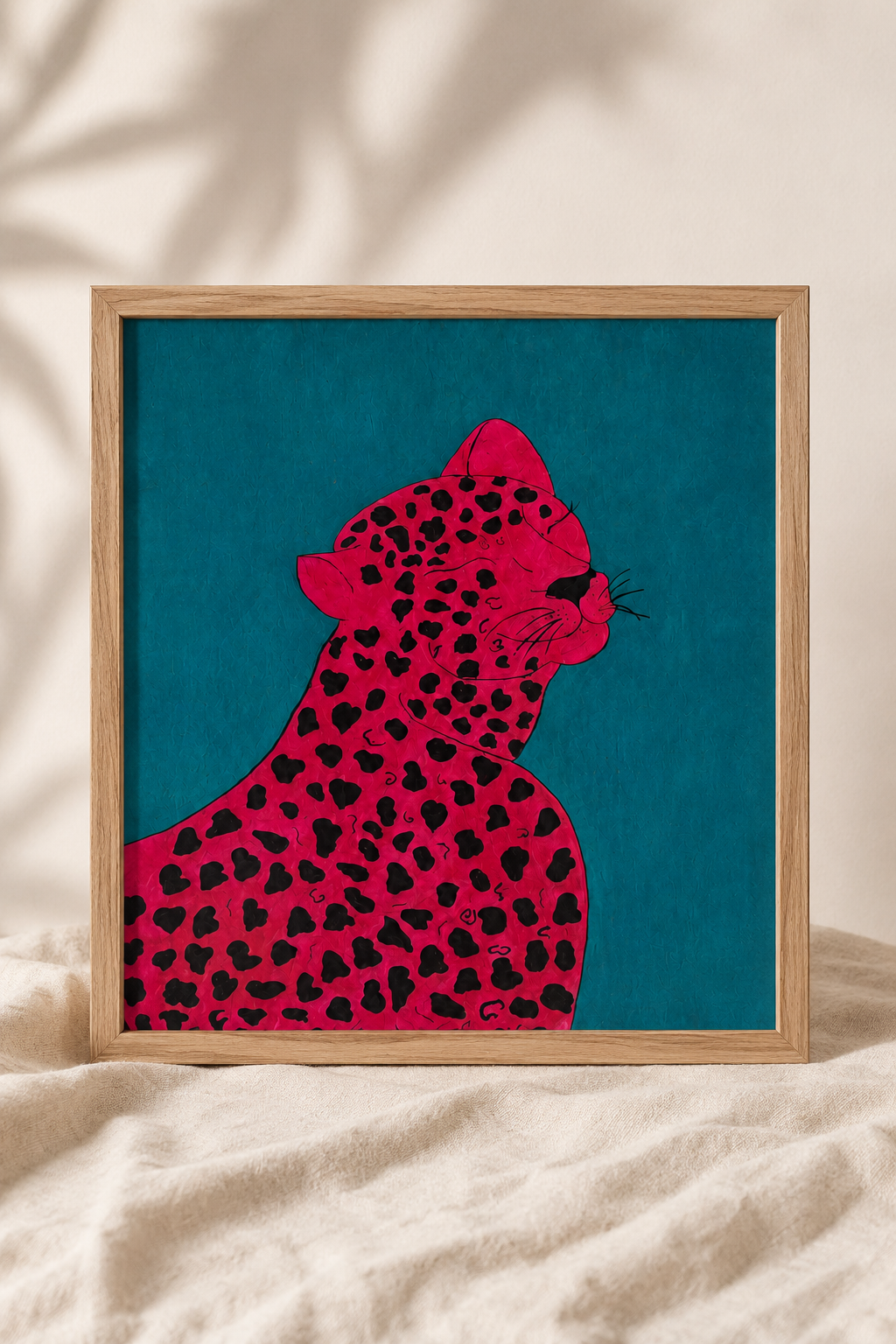 Electric Leopard Statement Wall Art