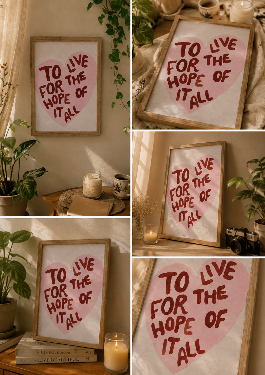Hopeful Heart Inspirational Wall Art