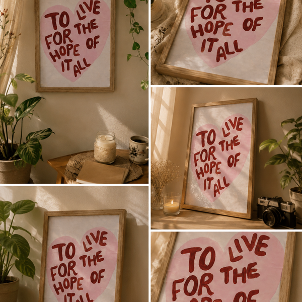 Hopeful Heart Inspirational Wall Art
