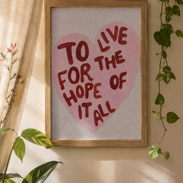 Hopeful Heart Inspirational Wall Art